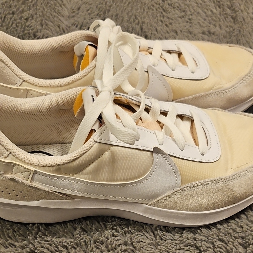 Nike Cream and Yellow Sneakers